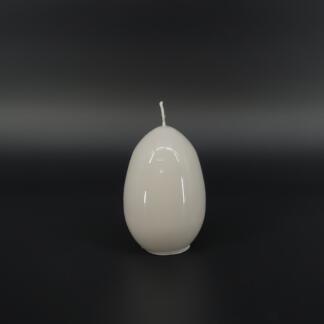 Engelskerzen - Ei-Objektkerze, Farbe Leinen, klein