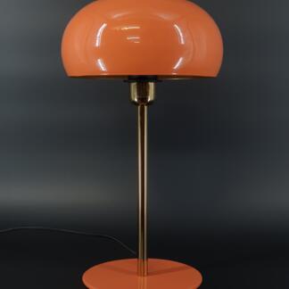 Moderne Tischlampe in Orange – Bauhausstil
