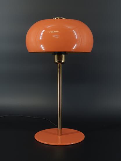 Moderne Tischlampe in Orange – Bauhausstil