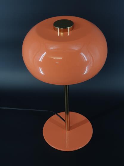 Moderne Tischlampe in Orange – Bauhausstil – Bild 3