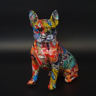 Pop Art Keramikfigur – Französische Bulldogge