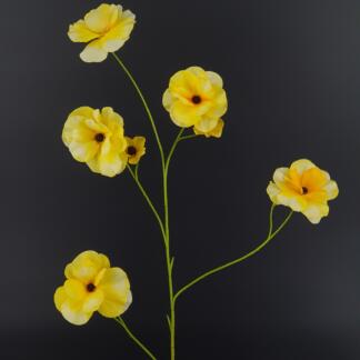 Künstliche Ranunkel – gelb, zart und aufmerksamkeitsstark