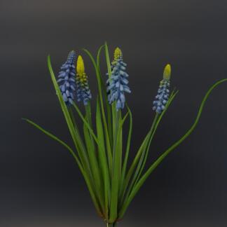 Künstliche Traubenhyazinthe – blau, naturgetreu im Bund