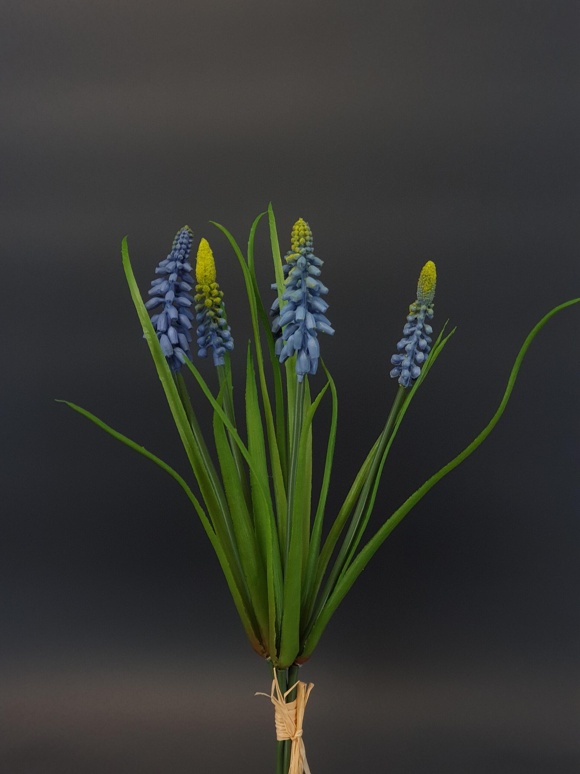 Künstliche Traubenhyazinthe – blau, naturgetreu im Bund