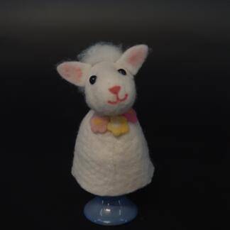 Eierwärmer aus Filz, Schaf