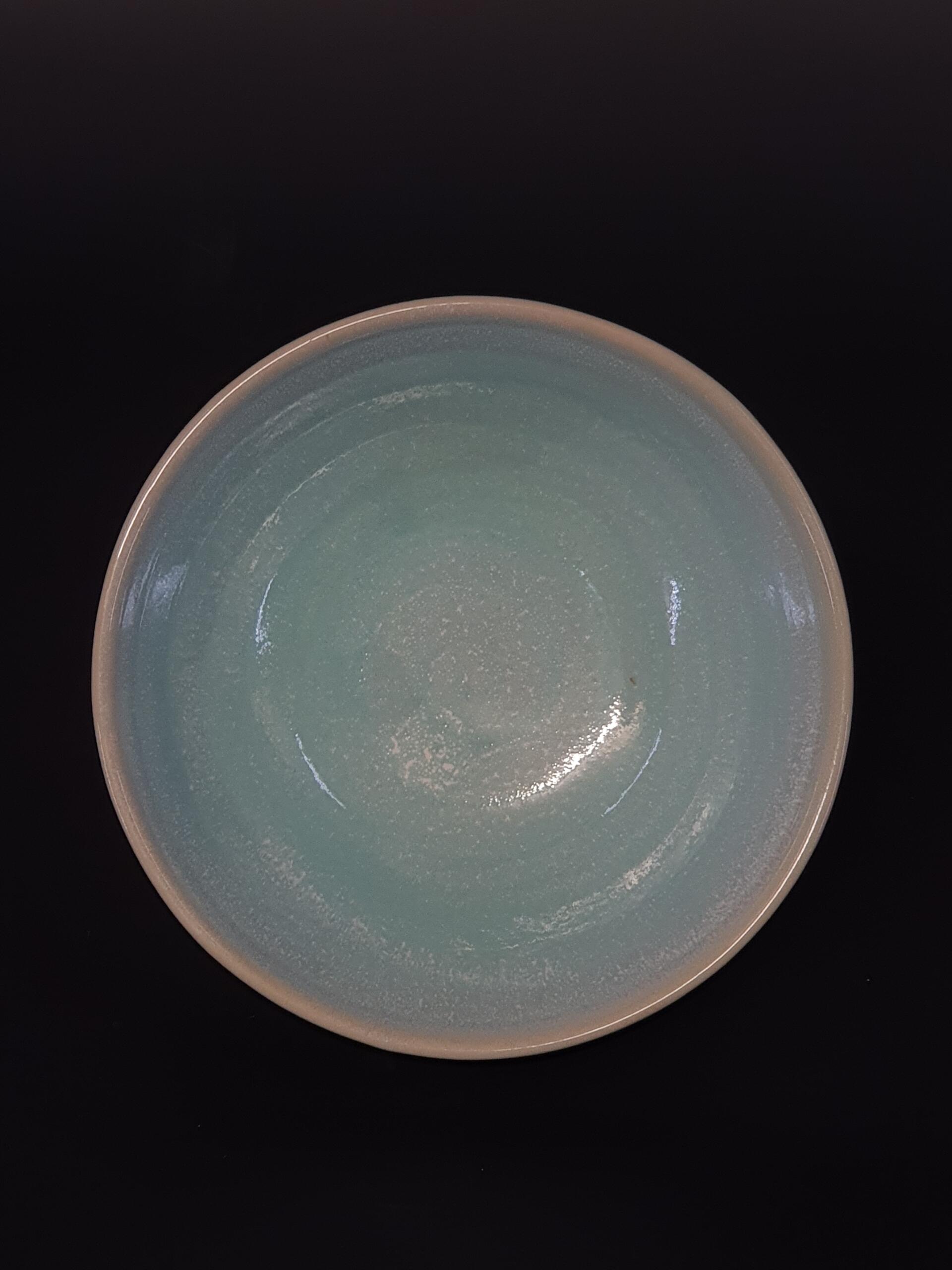 Müslischüssel aus Keramik, türkis