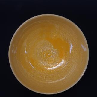 Müslischüssel aus Keramik, gelb