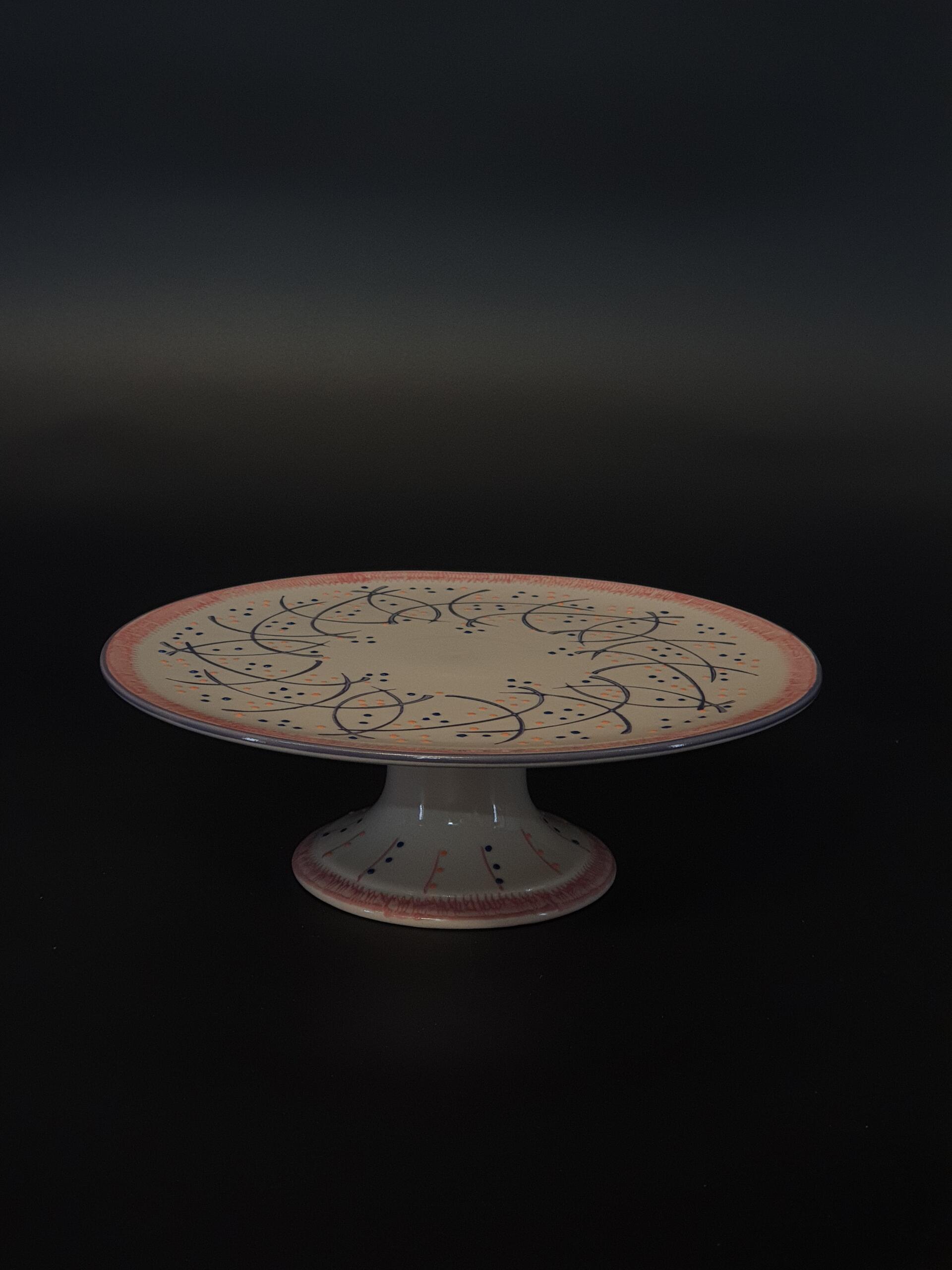 Törtchenplatte auf Fuß