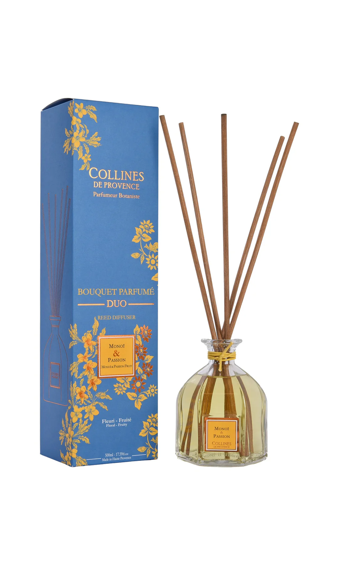 Raumduft Diffuser Manoi & Passion von Collines de Provence