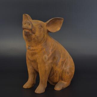 Gusseisernes Schweinchen „Babe“