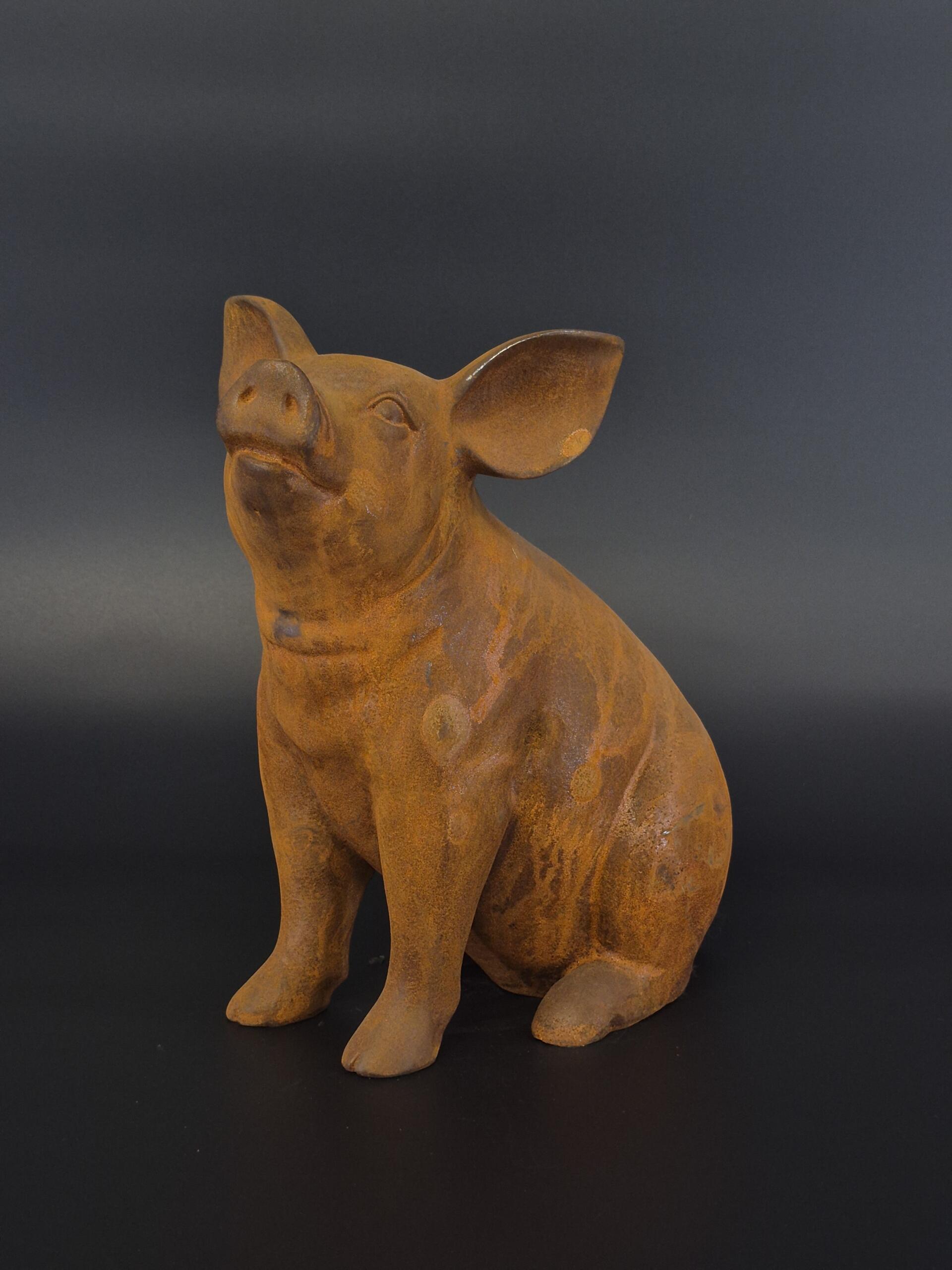 Gusseisernes Schweinchen „Babe“