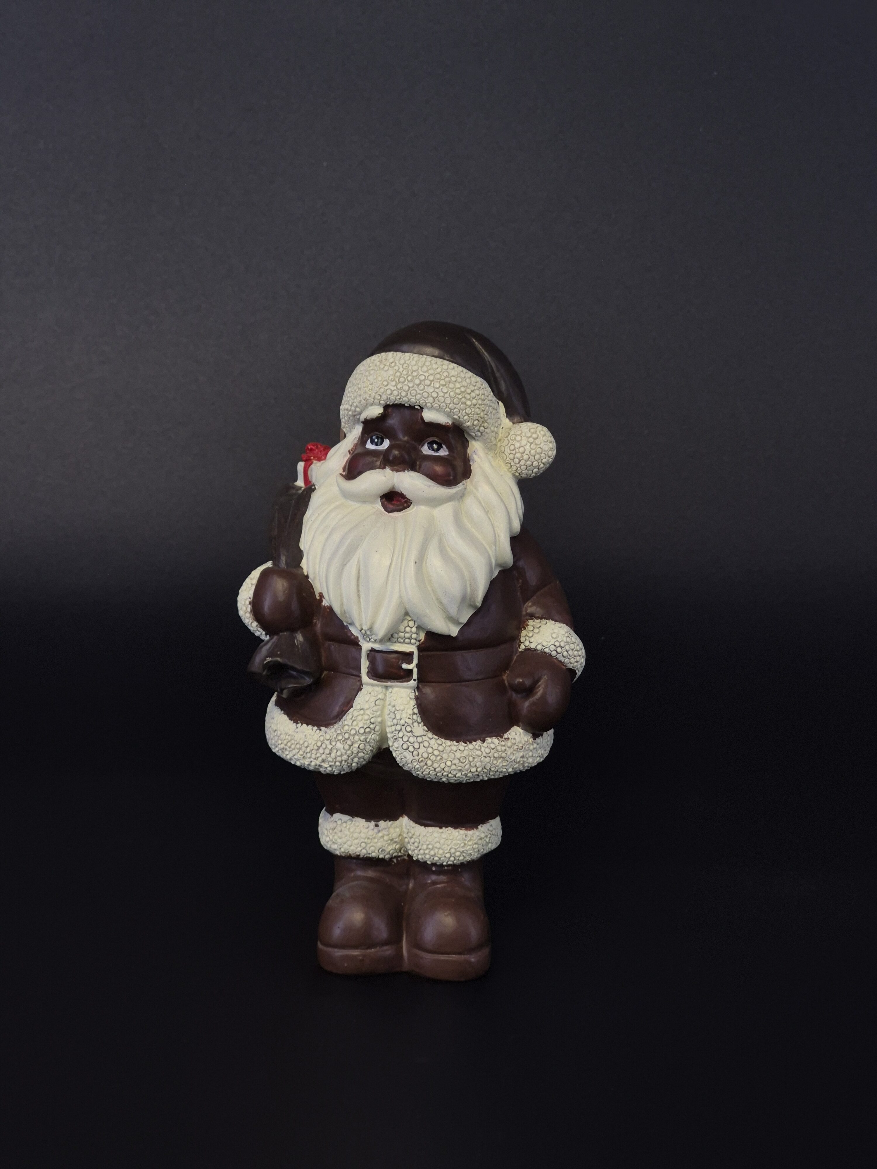 Dekorativer Weihnachtsmann im Schokolook, Weihnachtsgeschenke.