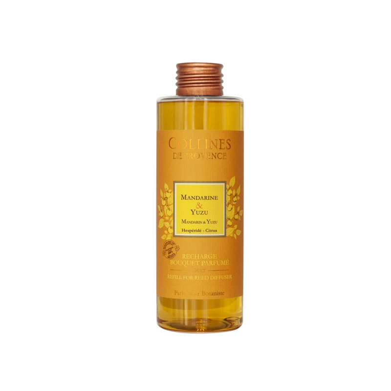 Raumduft, Nachfüller für Diffuser Mandarine Yuzu von Collines de Provence