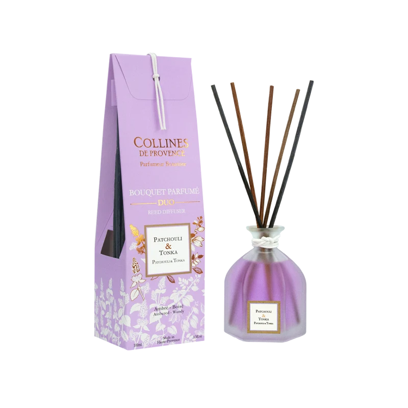 Raumduft, Diffuser Patschuli & Tonka von Collines de Provence