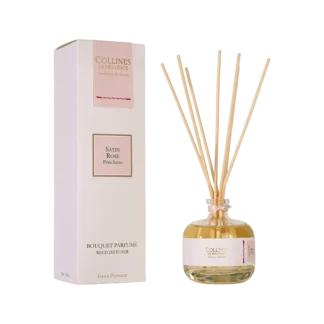 Raumduft, Diffuser Satin Rose von Collines de Provence