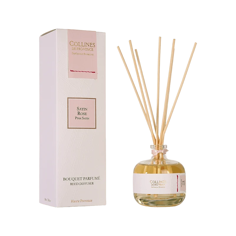 Raumduft, Diffuser Satin Rose von Collines de Provence